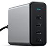 SATECHI Stazione di ricarica GaN USB C a 4 porte da 165 W - compatibile con MacBook Pro/Air M1 M2 M3, iPad Pro M4, iPhone 16 Pro Max/16 Pro/16/16 Plus