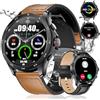 LIGE 1.43" AMOLED Smartwatch Uomo con Chiamata Bluetooth/400mAh/Cardiofrequenzimetro SpO2/100+ Modalità Sportive IP68 Impermeabile Smartwatch per Android iOS