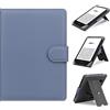 HoYiXi Custodia Universale Compatibile con 6"-6.8" Kobo/PocketBook/Tolino/Sony E-Book eReader Kindle Paperwhite/Kobo Clara HD/Kobo Clara 2E Pelle Cover con Stand per 6-6.8" E-Book Kindle, viola