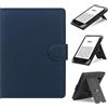 HoYiXi Custodia Universale Compatibile con 6"-6.8" Kobo/PocketBook/Tolino/Sony E-Book eReader Kindle Paperwhite/Kobo Clara HD/Kobo Clara 2E Pelle Cover con Stand per 6-6.8" E-Book Kindle, blu