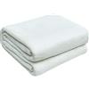 FARFALLAROSSA Coperta in Pile,Coperta Plaid Neonato 70 x 100 cm Bianco, Coperta Per Letto Bambini in Flanella, Super Morbida