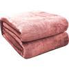 FARFALLAROSSA Coperta in Pile,Coperta Plaid Neonato 70 x 100 cm Rosa, Coperta Per Letto Bambini in Flanella, Super Morbida
