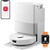 roborock Qrevo Edge S5A Robot Aspirapolvere e Lavapavimenti 17,000 Pa, zero grovigli, spazzola principale DuoDivide, spazzola laterale FlexiArm e Mocio, lavaggio ad acqua calda e autopulizia (Bianco)
