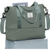 SEAFEW Borsone da Viaggio,Bagaglio a Mano 40x20x25 Ryanair Borsa da Viaggio Espandibile, Borsa da Cabina Ryanair 40x30x20 Borsa Sportiva Borsone da Palestra Borsa da Weekend per Donna e Uomo,B10-verde