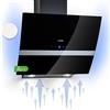 Klarstein Clara Angled Cappa Aspirante 60 cm, Cappa Cucina con Aspirazione Smart, Con Filtro per Cappa in Alluminio, Flusso d'Aria 509m³/h, Illuminazione LED RGB, Cappa Sottopensile Esterno Classe A