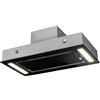 Klarstein Remy - Cappa Cucina, Cappa Aspirante ad Incasso, Controllo Touch, Cappa ad Isola, Illuminazione Piano Cottura, LED, Fino a 620 m³/h, Telecomando, 90 cm, Nero