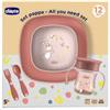 CHICCO (ARTSANA SPA) CHICCO SET PAPPA 12M+ ROSA
