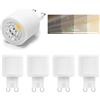 I-SHUNFA Lampada LED G9 bianco naturale 4000K dimmerabile 3W Sostituisce la lampada alogena 30W, lampadina a led g9 faretto 38° angolo di fascio AC 230V per faretto, spot da soffitto (confezione da 5)