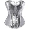 riou Offerta Lampo Corsetto da Donna Sexy Corsetto Donna Vintage Elegante Leggera Tinta Unita Corsetto Stringivita per Matrimoni Corpetto Nero a Cuore Crop Top per Carnevale Festa da Ballo Cosplay