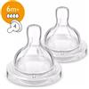 Avent-Philips Avent Tettarella Classic Anti-Colic Flusso Veloce 4 Fori 2 Pezzi