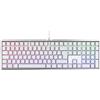 CHERRY MX BOARD 3.0 S, Tastiera Gaming Meccanica Con Filo, Layout per la Germania (QWERTZ), Corpo in Alluminio, Illuminazione RGB, Interruttori MX BLUE, Bianco