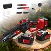 VIWKO Mini Motosega a Batteria 6/8 Pollici, Mini Motosega Elettrica con 8000mAh Batterie, 1000W Blushless Sega a Batteria per Potatura, il Taglio Del Legno e Giardini, Elettrosega Compatibile con Makita 18V