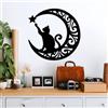 Wallity Hanah Home Elegante accessorio decorativo da parete in metallo, 55 x 55 cm, 100% metallo, spessore 1,5 mm, perfetto per la decorazione moderna della casa & Art Display