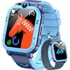 Blackview Smartwatch per Bambini, Smartwatch con Chiamate GPS 4G, Chat Vocale, Videochiamata, SOS, Gioco, Fotocamera, Calcolatrice, Contapassi, Sveglia, per Ragazzi e Ragazze, Batteria da 800 mAh