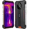 Blackview 5G Termocamera Smartphone Rugged Blackview BL8800 PRO, 50MP Fotocamera Quadruple, Dimensione 700 8GB+128GB, 6,58'' FHD+, Ricarica Rapida 33W, Telefono Robusto IP68 NFC GPS OTG Arancia