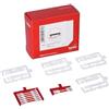 herpa Accessorio paraurti posteriore SCHMITZ, 8x bianco, scala 1:87, modellino in plastica