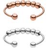 Purelei® Anello Anti-Ansia Shade - gioielli in acciaio inossidabile - Gioiello anti-ansia resistente all'acqua per donne - diverse taglie - Bigiotteria alla moda per il tuo look personale, 50-60