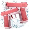 DAZZTIME 2 pezzi Mini Pistole ad Acqua in plastica Pistola,Set di Pistole per Acqua Premium,Pistole Ad Acqua per Bambini,Pistole ad Acqua Giocattolo,per Giardino Estivo Piscina Spiaggia