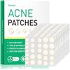 Zemolo 300 Pezzi Cerotti Brufoli Pimple Patch Brufoli Invisibili Idrocolloide Acne Pimple 2-In-1 Cerotti Per Brufoli con Olio Dell'Albero Del Tè Giorno e Notte Impermeabili e Traspiranti Patch Brufoli