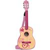 Bontempi- WoodHarmony-Chitarra Classica in Legno da 75 cm per Avventure Musicali Autentiche, Colore Rosa, 22 7571