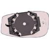Generico Piastra Specchietto retrovisore DX per Panda 169 dal 2003 al 2009 vetro specchio termico destro 00103