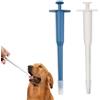 VPB 2 mangiatoie a stantuffo per pillole per animali domestici, gatti, cuccioli, conigli, uccelli, compresse, riutilizzabili, dispenser per medicinali per animali domestici, con impugnatura laterale