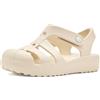 Crocs Classic Fisherman T, Sandali Unisex - Bambini e Ragazzi, Pink Milk, 24/25 EU