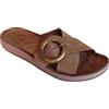 Fantasy Sandals - Flex Sole Technology - Discover the BUBBLE EFFECT - Sandali in Pelle Leggeri e morbidi - NATALIE - MOKKA 38
