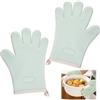 GEEKHOM Guanti da forno, resistenti al calore, in silicone, con