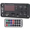 CCYLEZ Scheda decodificatore USB MP3 Car Audio Bluetooth Scheda decodificatore MP3 Bluetooth 5.0 Modulo di registrazione chiamata Vivavoce Memoria USB MMA FM amplificatore Radio