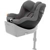 CYBEX Gold Seggiolino Auto Sirona G i-Size Comfort, Per Bambini da 3 Mesi a 4 Anni (Dalla Nascita con Riduttore per Neonati), Max. 19 kg, 61 - 105 cm (Da 40 cm con Riduttore per Neonati), Lava Grey