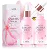 LAIKOU Siero Sakura, Essenza per il Viso, Siero Viso Idratante, 2 x 30ml Siero Viso Idratante e Illuminante, Siero Viso Antirughe, per Tutti i Tipi di Pelle Antirughe Idratante e Rassodante