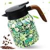 MplehDa Termos Caffè, Caraffa termica in Acciaio Inox, 1L Caraffa Termica per il Caffè da, Teiera termica, Thermos a Doppia Parete, Isolata Sotto Vuoto per il Caffè, Tè e altre Bevande Calde e Fredde