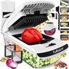 Fullstar Pro Original - Mandolina e Taglia Verdure Multifunzione - 8 Lame