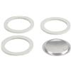 Bialetti Moka Express - Set di 6 guarnizioni di ricambio per caffettiere espresso da 6 tazze, set da 6