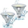 EACLL IP65 Lampadine LED E27 PAR38 18W Equivalente 120W, Pacco da 2, 2000lm 5000K Bianco del Giorno, Faretti AC 230V senza Sfarfallio, Angolo a Fascio 60° Spot, Non Dimmerabile Lampade Riflettore