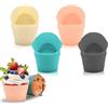 JasCherry Stampi per Muffin in Silicone Riutilizzabili, 16 Pezzi Antiaderenti Stampi Uova Friggitrice Ad Aria, Pirottini per Friggitrice ad Aria, Coppette Cupcake, Friggitrice ad Aria Teglia