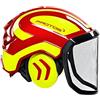 Protos 204002-10-12, casco forestale da 54-62 cm, colore giallo e rosso