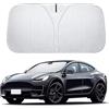 AEYAKA Parasole Auto per Parabrezza Anteriore, Pieghevole Parasole Auto, Protezione UV e dal Calore, Riflettente, Protegge l'Interno dell'Auto per Auto Cittadina, Compatta, Hatchback (70 x 140 cm)