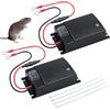 KUWUNG Auto Anti Martore,Repellente ad Ultrasuoni per Auto, 2 Pezzi Scaccia Topi Professionale, per 12V Motori Batteria, Ultrasuoni Anti Martore per Auto