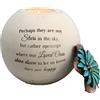 Pavilion Gift company 19093 Forever in My Heart Terra Cotta Candle Holder, 10,2 cm