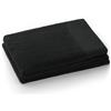 AmeliaHome Asciugamano ospite nero 30 x 50 cm 100% cotone qualità assorbente Amari