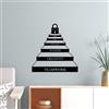 Wallity Hanah Home Elegante accessorio decorativo da parete in metallo, 67 x 70 cm, 100% metallo, spessore 1,5 mm, leggero e facile da appendere, perfetto per la decorazione moderna della casa