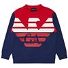 Emporio Armani Felpa Boy Aquila Colore : Bicolor Taglia : 16 Anni