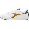 Diadora Scarpe Torneo Corduroy Sneaker Uomo Pelle Bianco/Nero 43