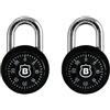 Brinks 174-49204 - Lucchetto a combinazione (2 pezzi), 48 mm
