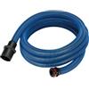 Bosch 1 tubo antistatico Pro con chiusura a baionetta (per aspirapolvere GAS 400 A e GAS 12-40 MA, lunghezza 4 m, diametro 28 mm, accessorio professionale)