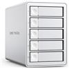 ORICO 5BIG Enclosure per disco rigido SATA HDD/SSD da 2,5/3,5 Pollici fino a 5 x 22 TB, Alluminio USB 3.1 Docking Station per Hard Disk, 10Gbps, Supporta Daisy Chain (9958C3)