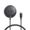 Anker Zolo Caricatore Wireless iPhone Magnetico 15W, Certificato Qi2 Pad di Ricarica Wireless Compatibile con MagSafe, per iPhone Serie 17/16/15, AirPods e Altri Dispositivi (Adattatore Non Incluso)