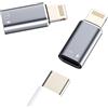 zoyuzan OTG audio Adattatore USB C Female a Lightning (2 pezzi) per Apple MFI Certified per iPad Cavo di Ricarica Caricatore Jack Jack per Tastiera Type-C Connettore 3.0 Data Sync Backup per iPhone 14 2Pack